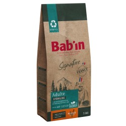 Bab'in signature chat adulte stérilisé poulet 3 kg